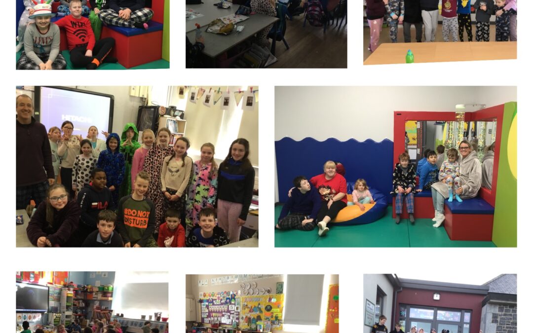 Day 5 of well being week : Feel Fab Friday. Every class enjoyed watching a movie in the afternoon with popcorn. We were all super cozy in our pj’s ☺️