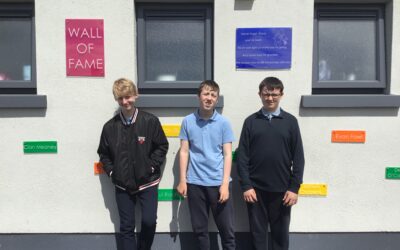 Graduating from St Ailbe’s N.S