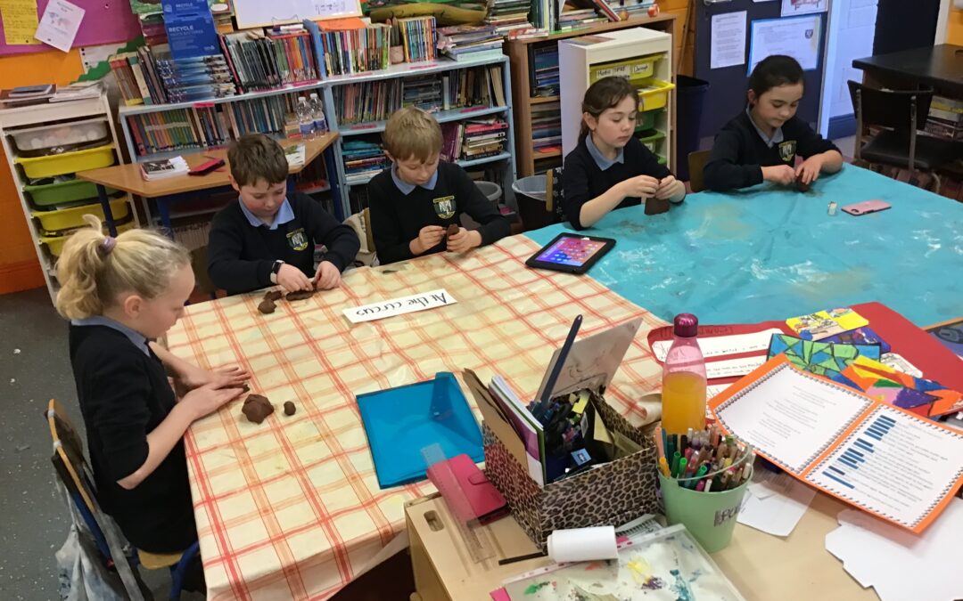 Art -Clay Work with Miss Hartigan