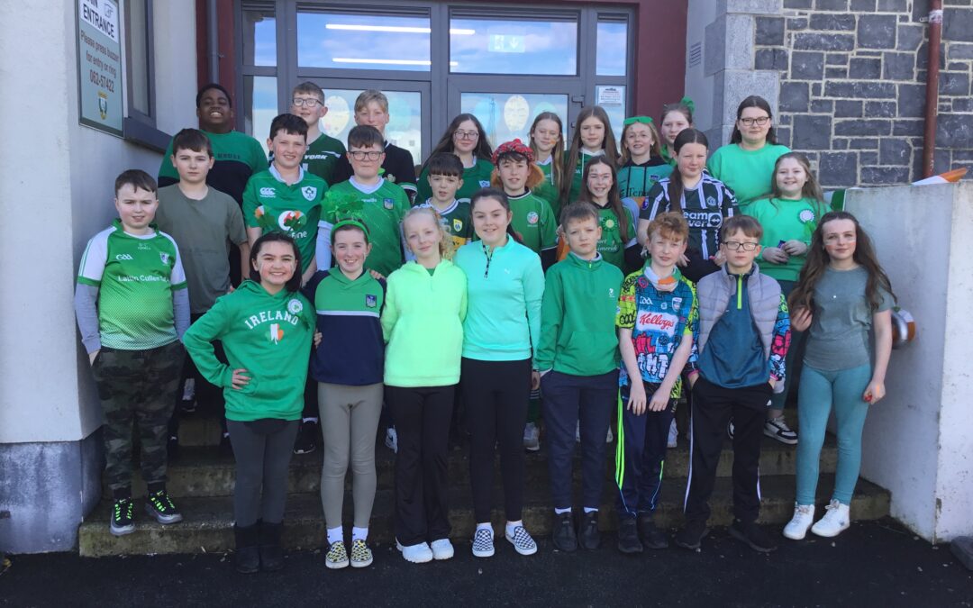 Happy St Patrick’s Day from 5th and 6th classes.